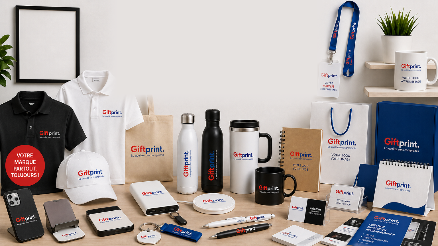 Giftprint — produits personnalisés