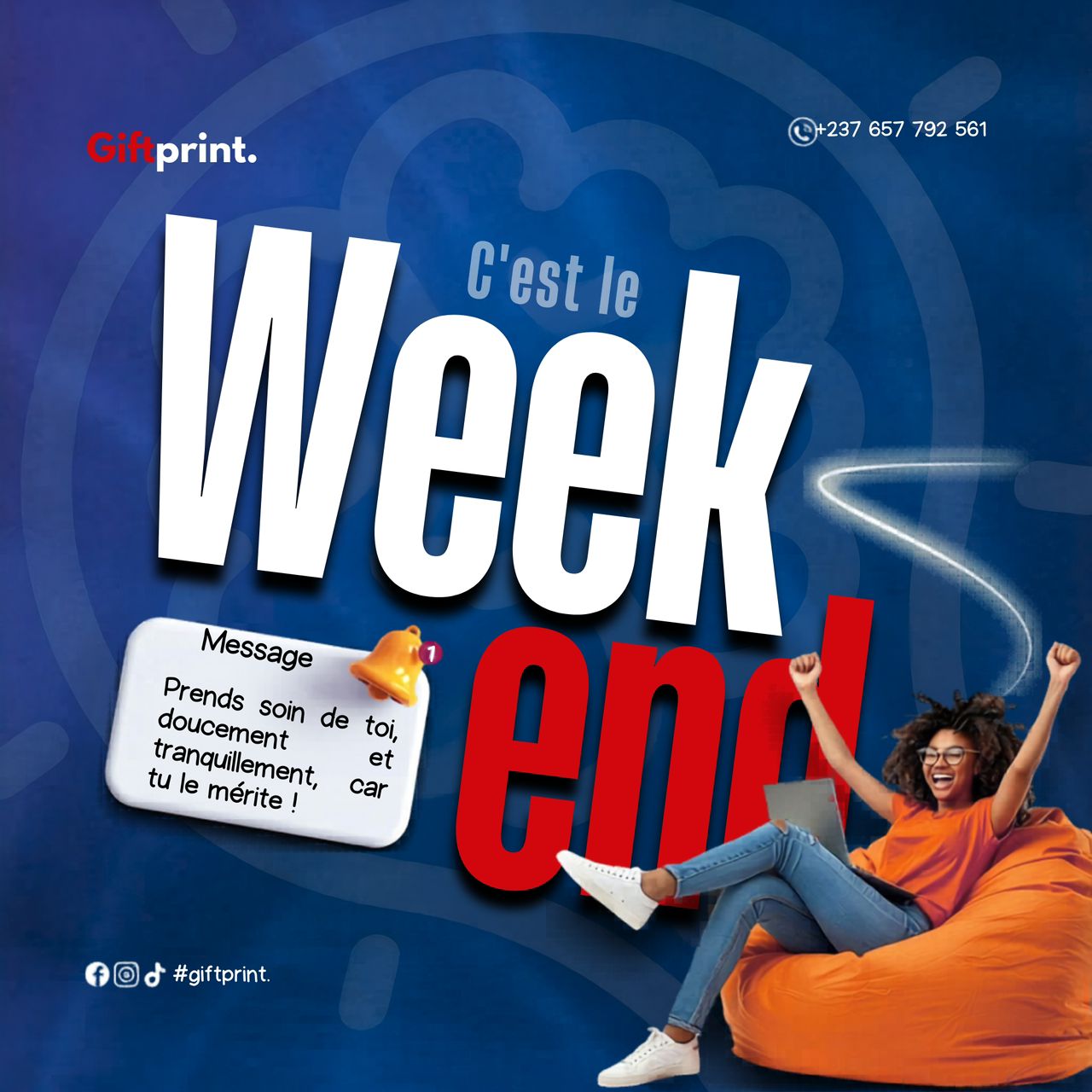 Impression Grand Format — affiche week-end