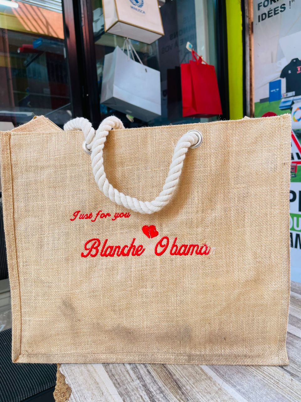 Sac jute brodé — The Hemler